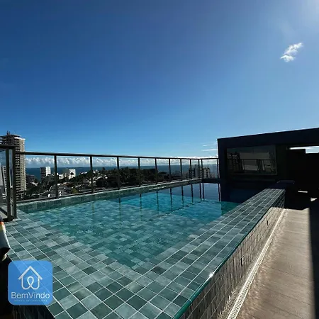 Quarto E Sala Vista Mar No Barra Conceito Salvador de Bahía Exterior foto