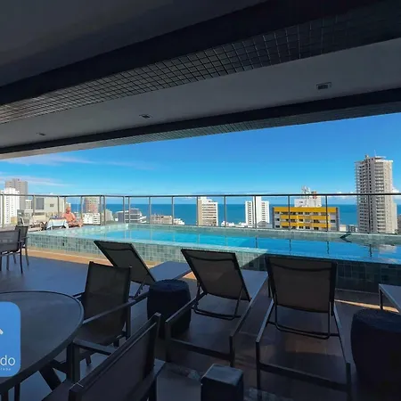 Quarto E Sala Vista Mar No Barra Conceito Salvador de Bahía Exterior foto