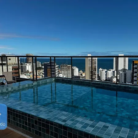 Quarto E Sala Vista Mar No Barra Conceito Salvador de Bahía Exterior foto