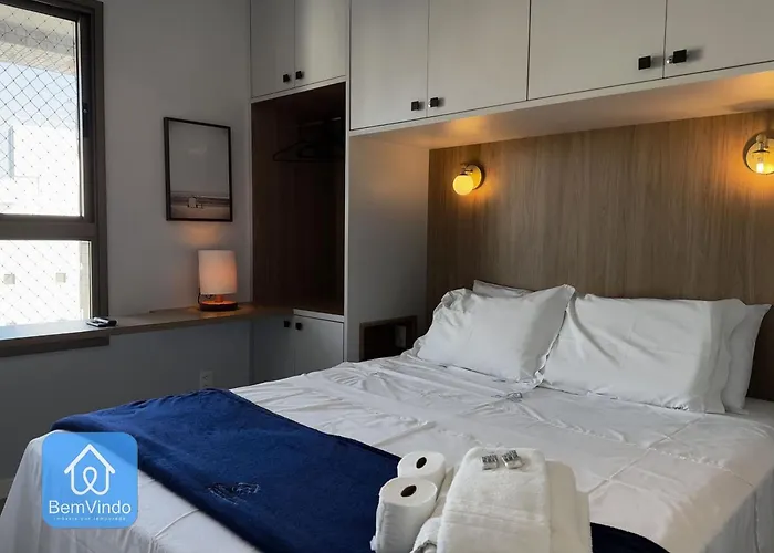 Quarto E Sala Vista Mar No Barra Conceito